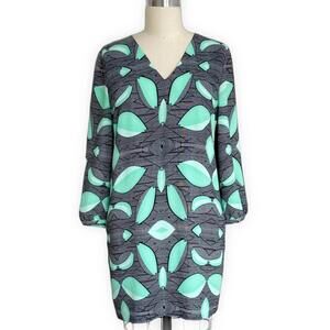 Graphic Mod Print Mini Dress - Essentiel Antwerp - Size EU 40 (US 8)
